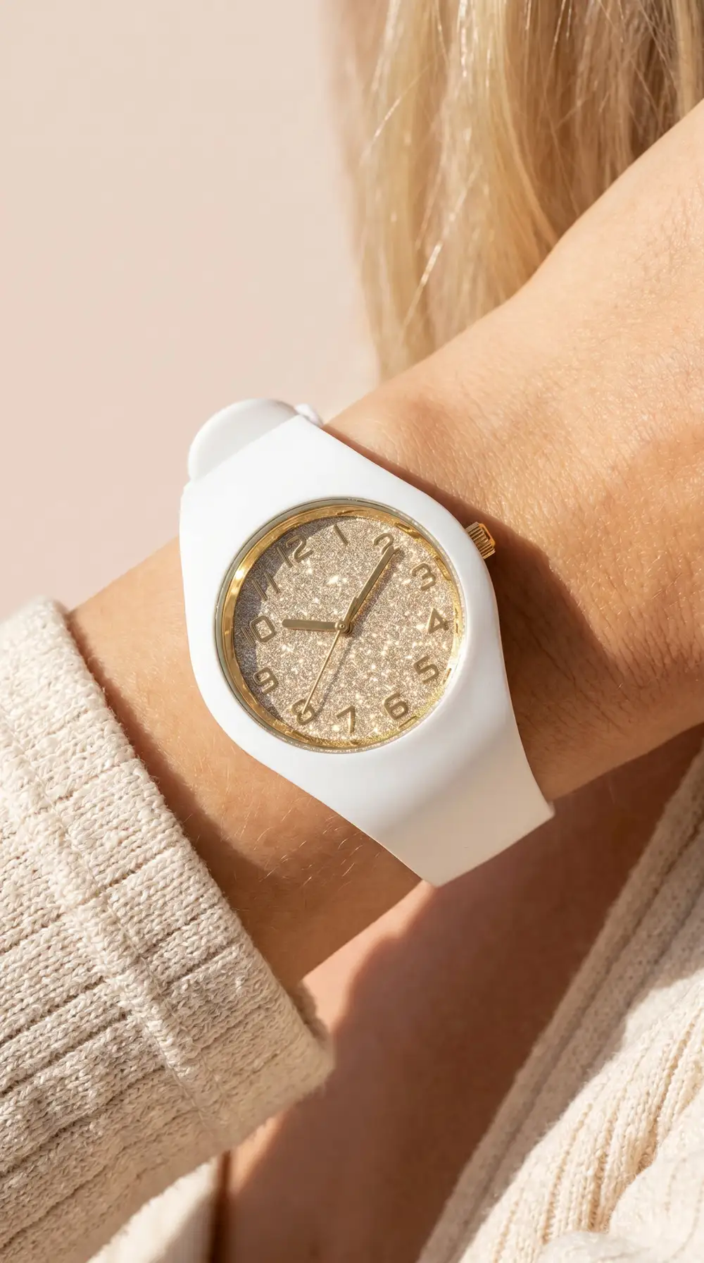 Silicone Glitter Fashion Watch