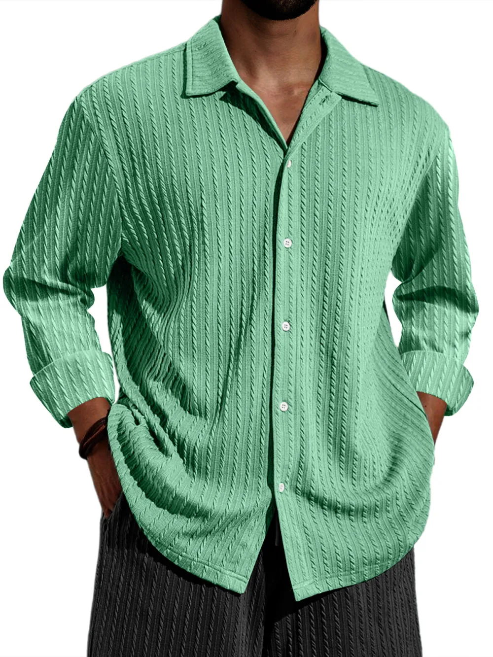 Long Sleeve Striped Shirt