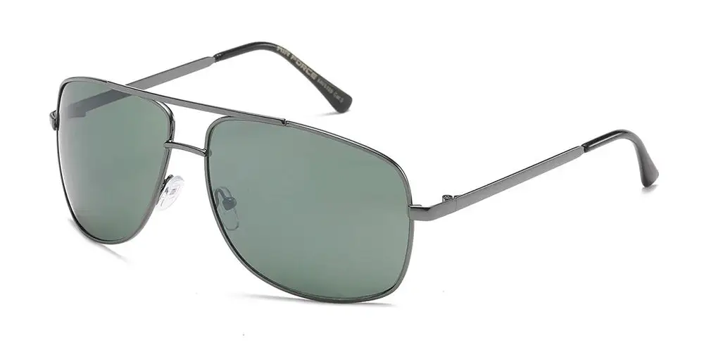 Modern Men's Mirrored Aviator Sunglasses