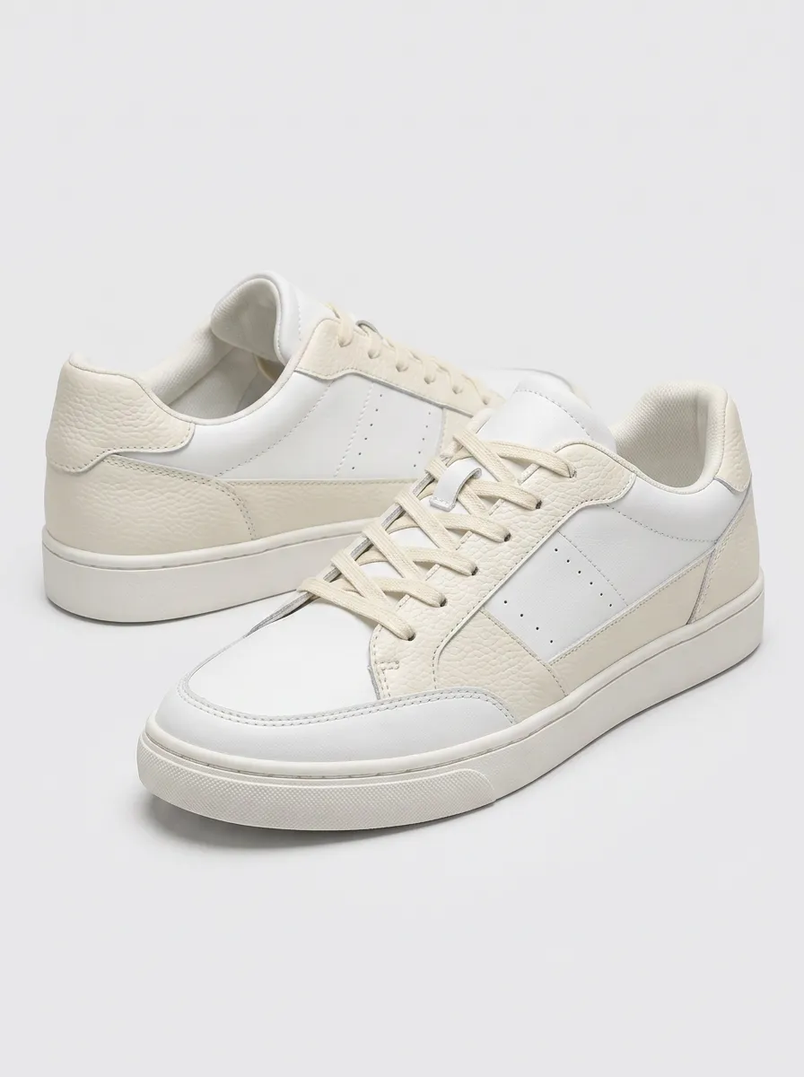 Men's Minimalist Off- Patterned Skate Shoes