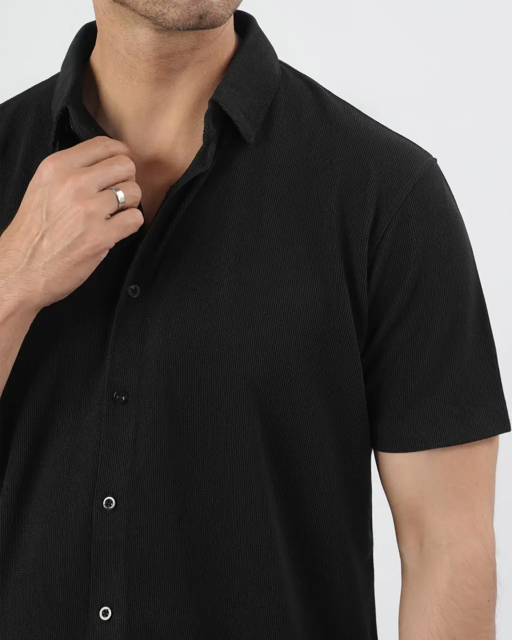 Men's Neat Refined Polo T-Shirt