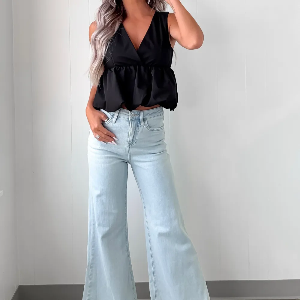 Modern Classic Peplum Top