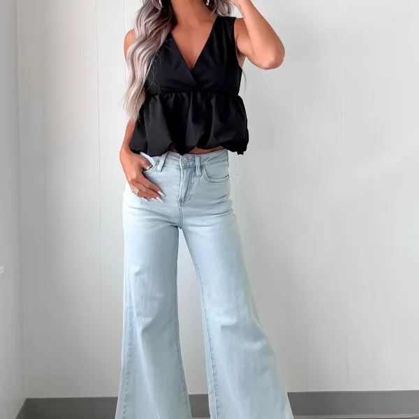 Modern Classic Peplum Top