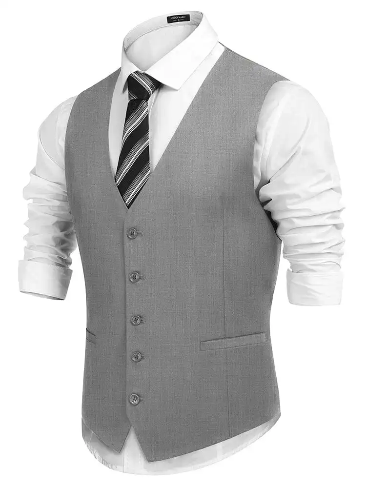 Casual Slim Fit Suit Vest Jacket
