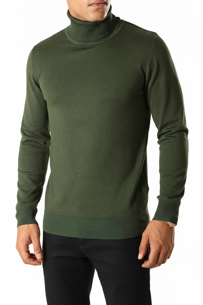 Modern Refined Everyday Turtleneck Sweater
