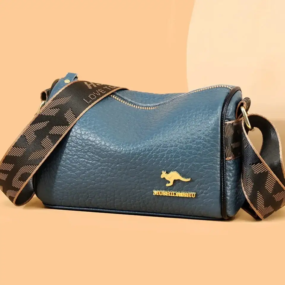 Versatile Structured Soft Crossbody Bag