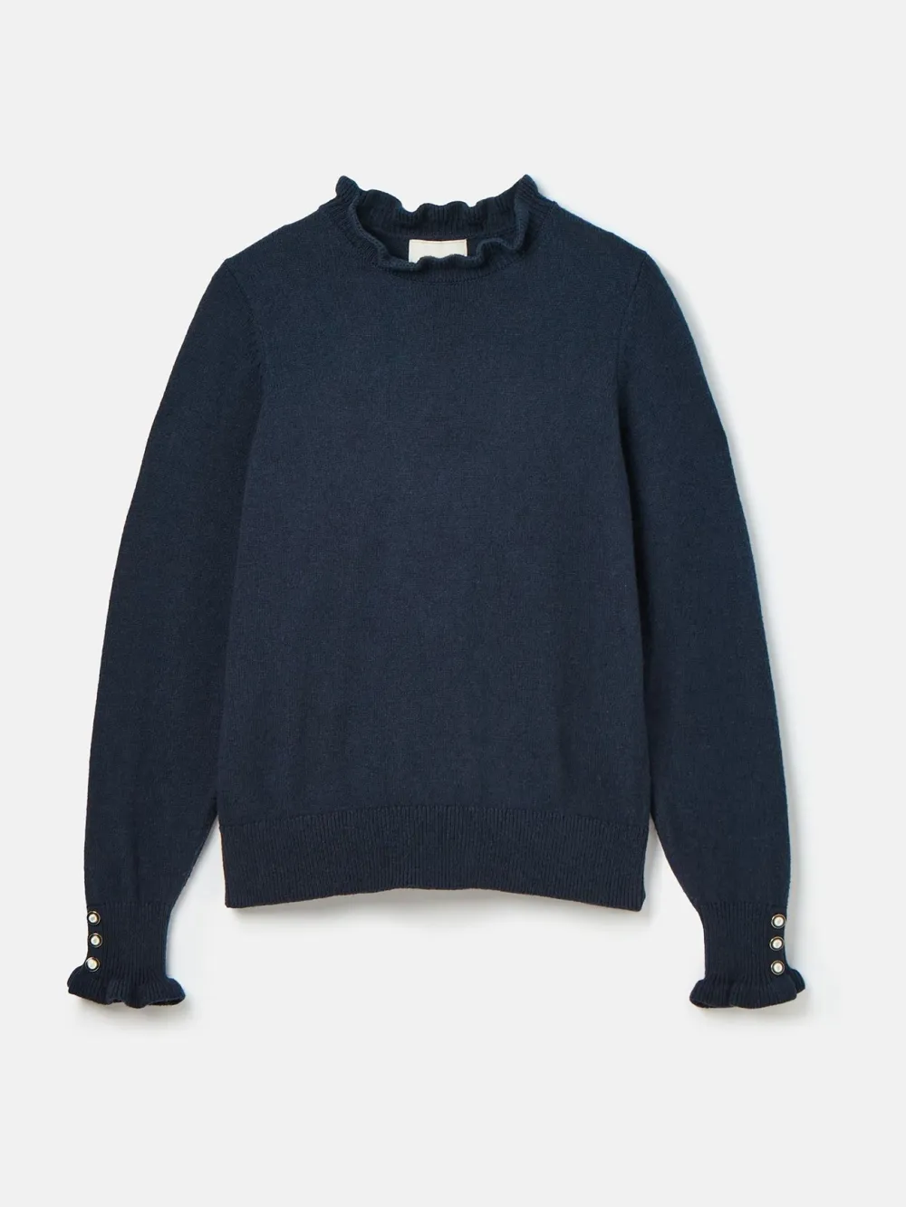 Frill Neck Long Sleeve Jumper