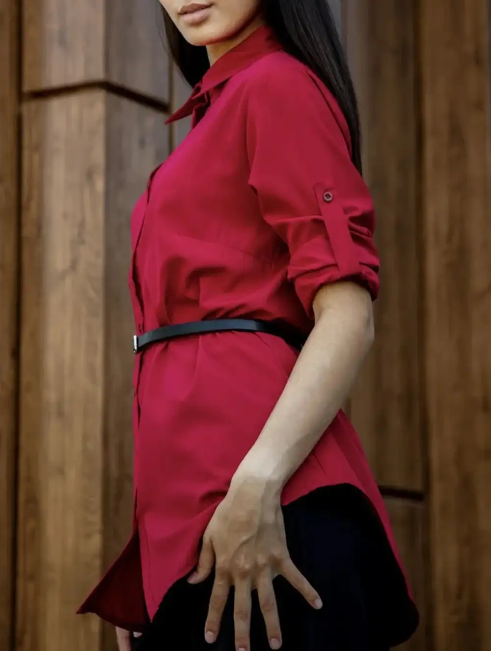 Polo Button Blouse