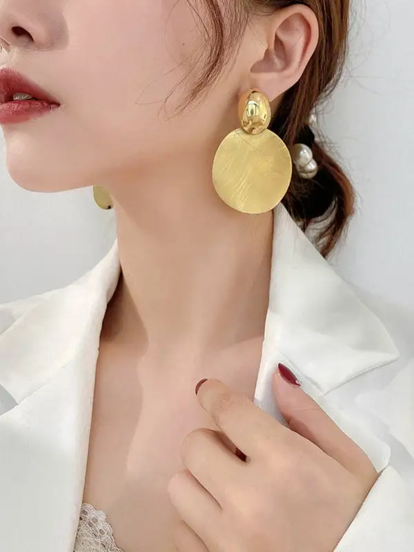 Subtle Petal Accent Earrings