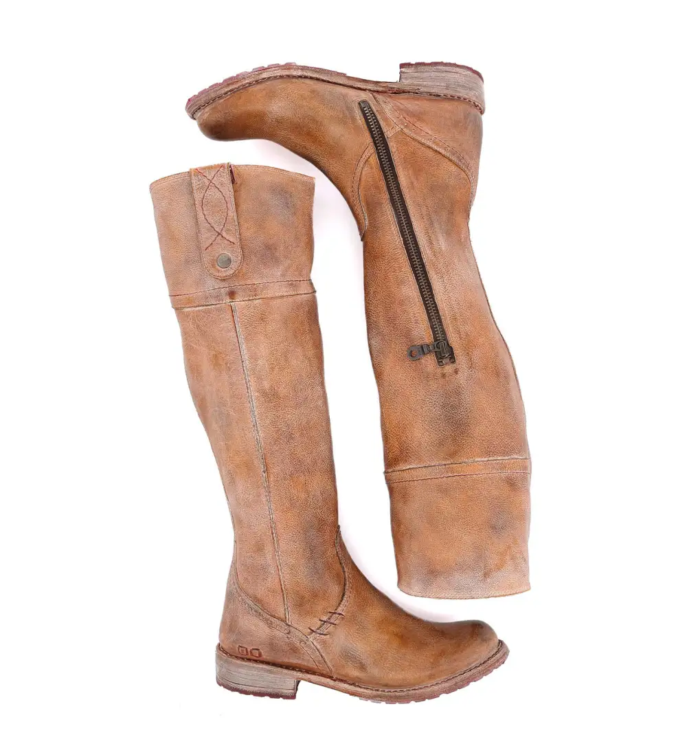 Lug-Sole Streamlined Riding Boots