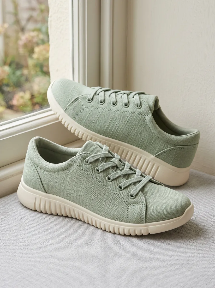 Men's Distinctive Minimalist Textured Canvas Shoes