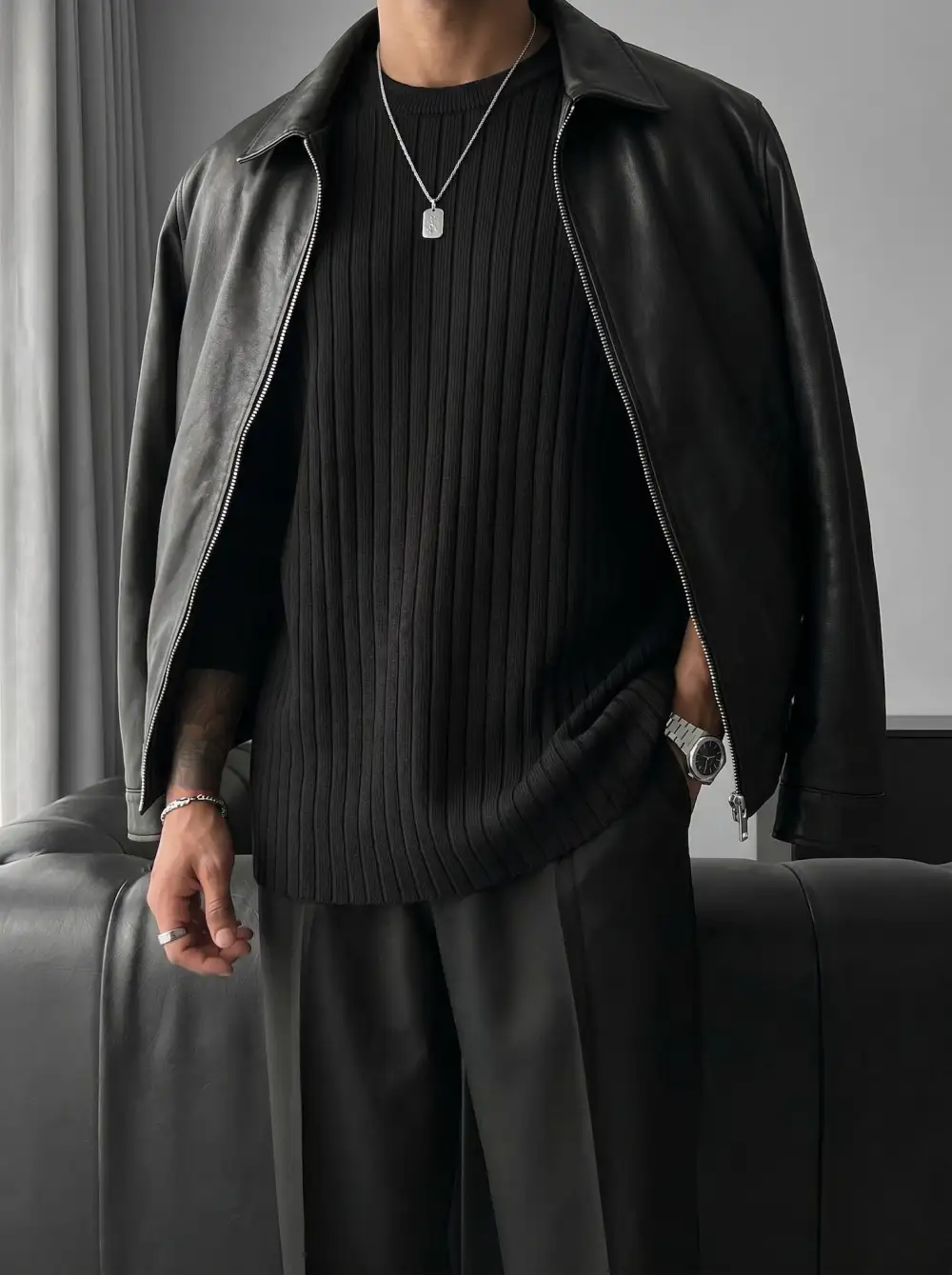 Soft Touch Relaxed Knit Sweatshirt