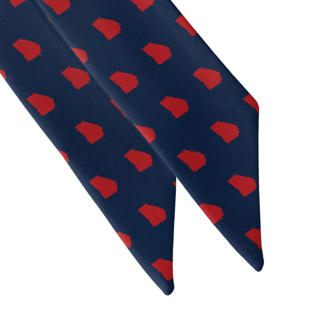Georgia State Outline Design Hair Scarf
