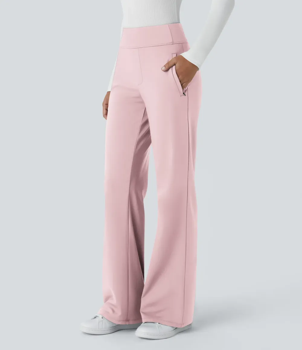  DayStretch Mid Rise Side Zipper Pocket Work Flare Pants