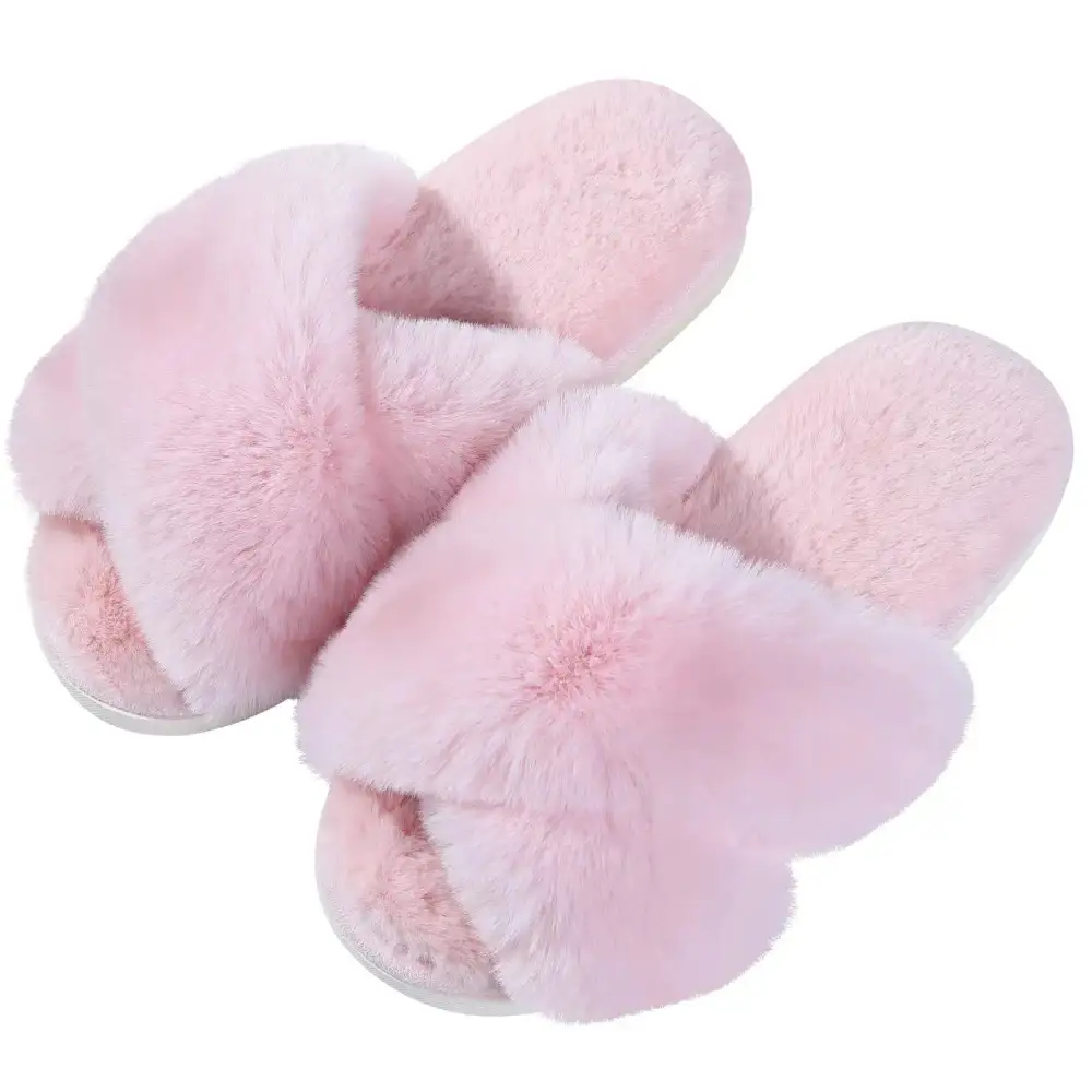Easygoing Cross Band Lounge Slippers