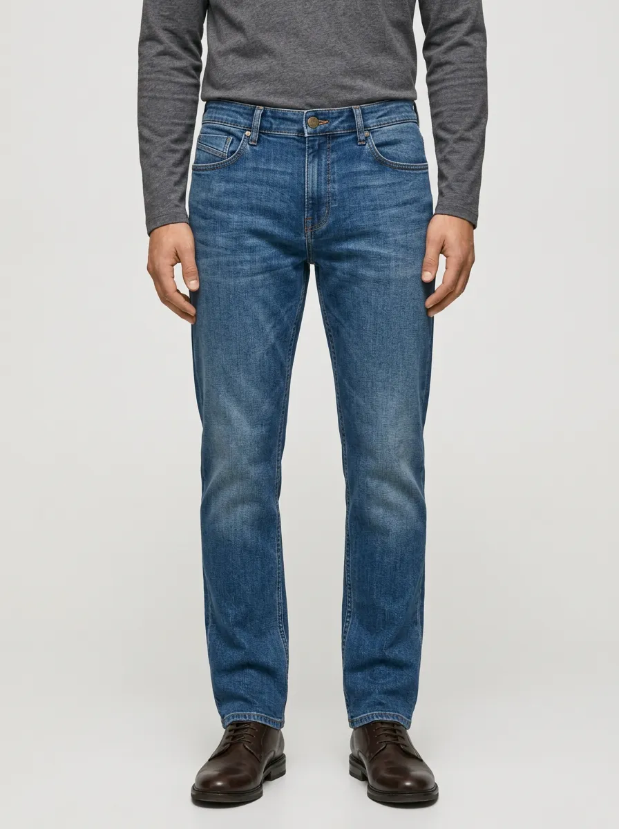 Casual Everyday Faded Jeans
