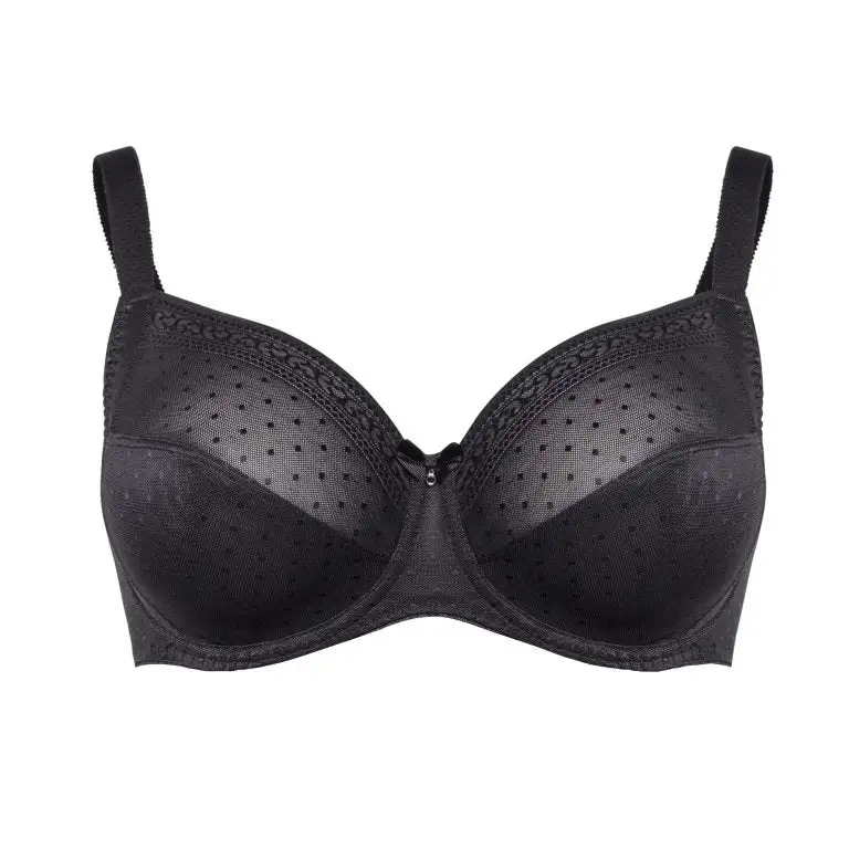 Women's Full Coverage Underwire Seamless Lined Cup Mesh Bra
