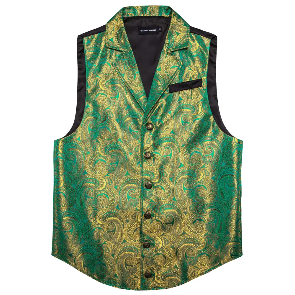 Elegant Paisley Dress Vest