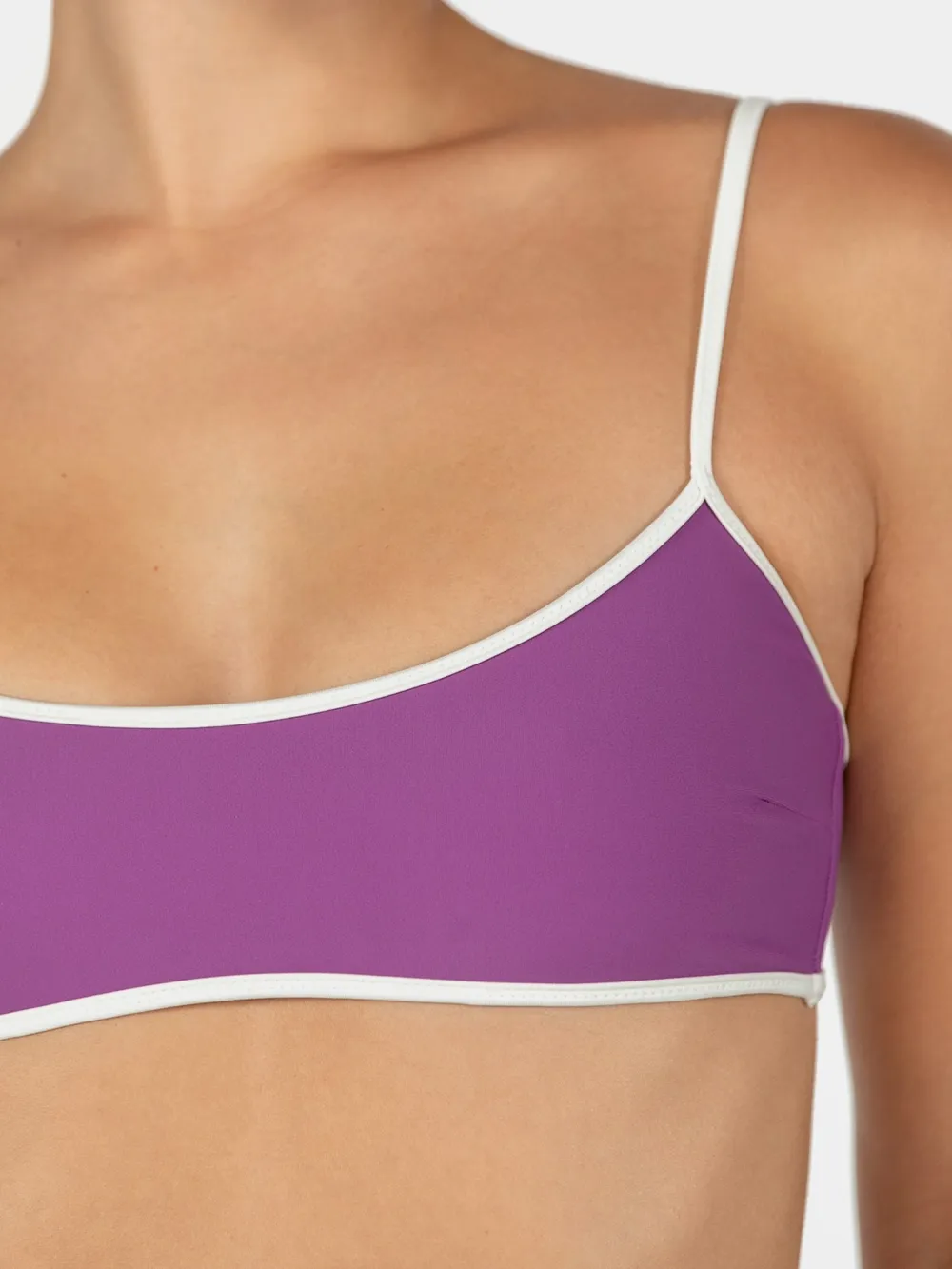 Color Blocking Bikini Top