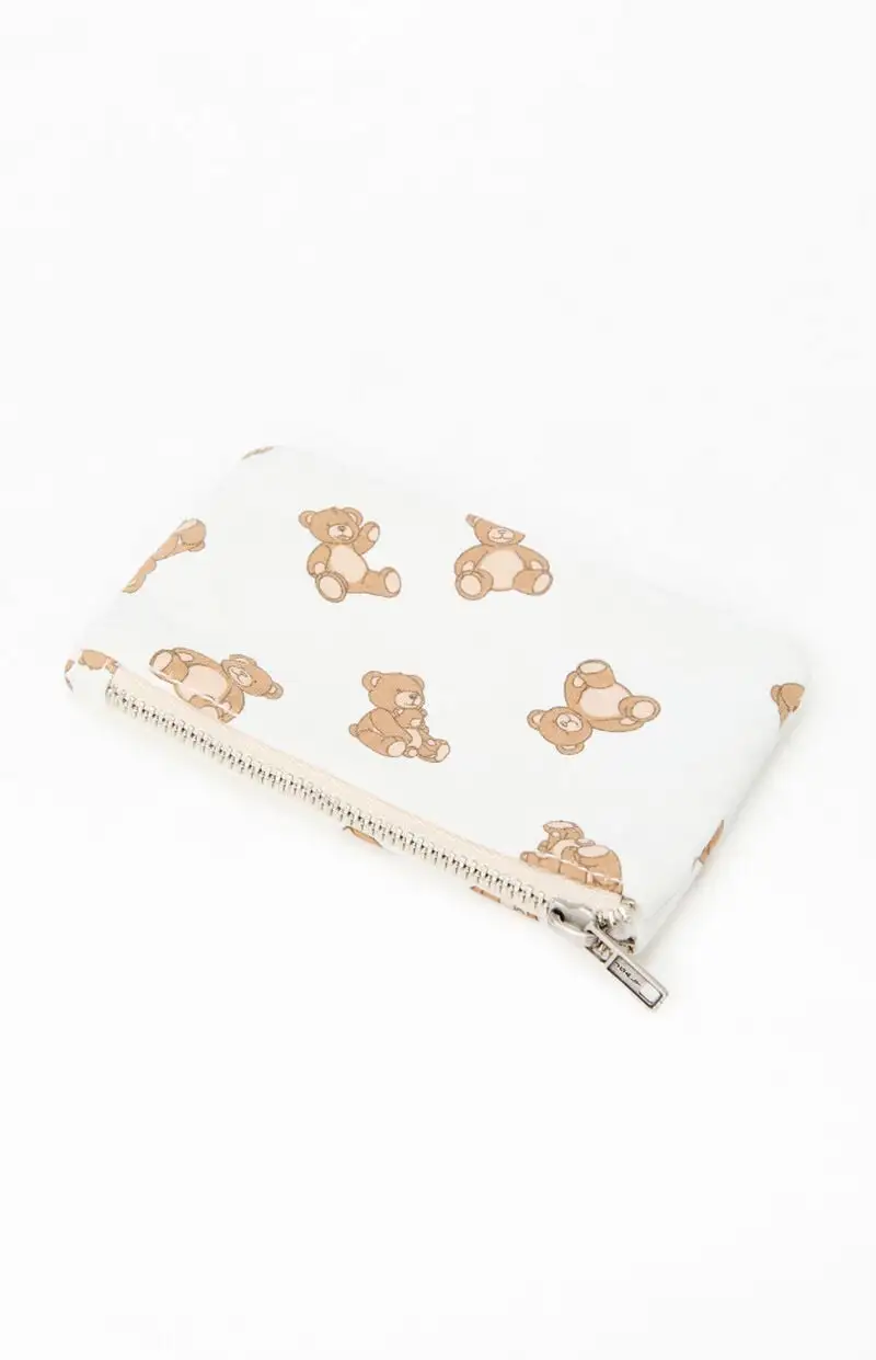 John Galt White Teddy Bear Coin Purse