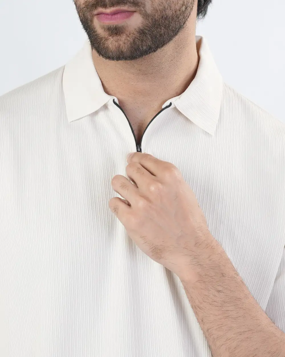 Men's Breathable Refined Polo Collar T-Shirt