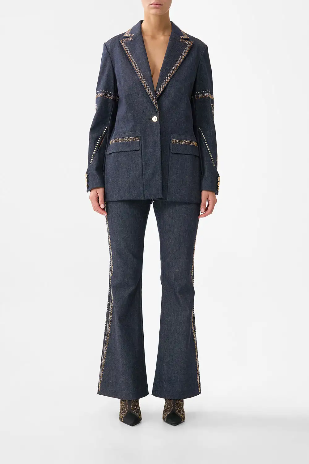 Jacket with Sleeve Cut Out Detail