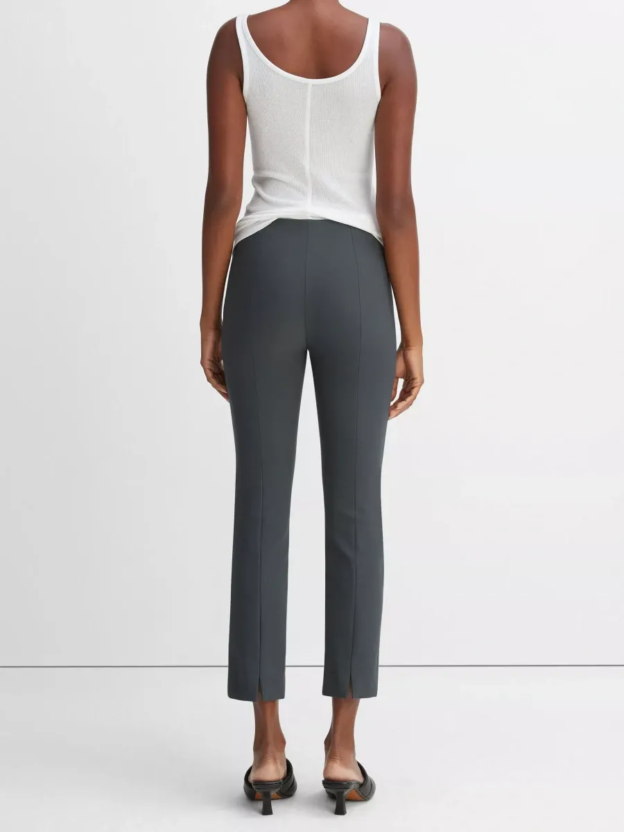 Slim-Fit Cropped Trousers