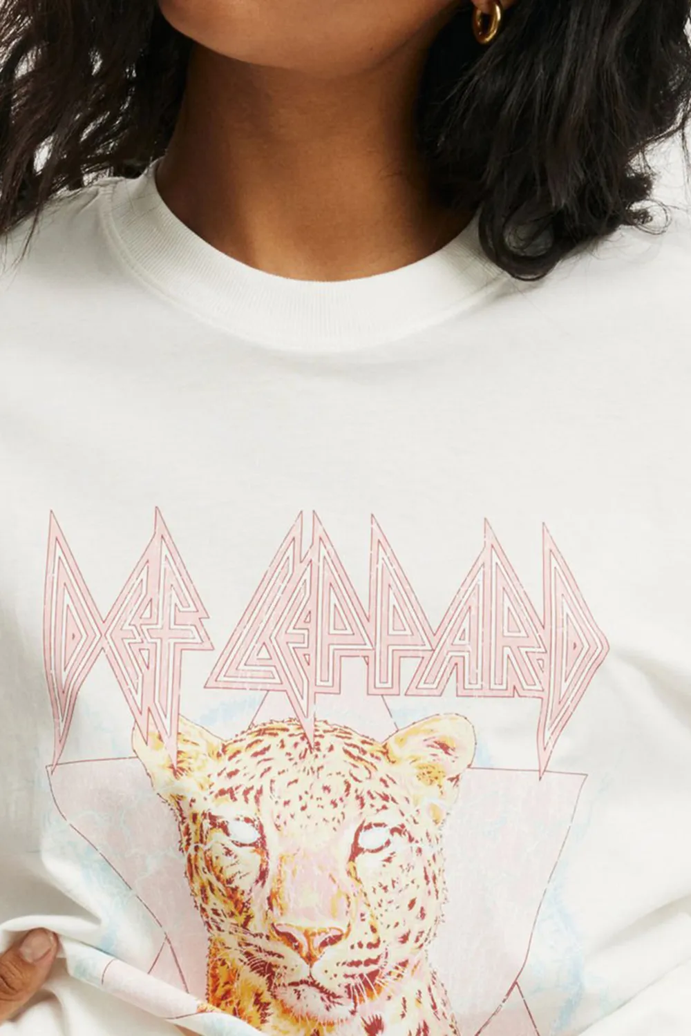 Leopard Crew Neck Loose T-Shirts