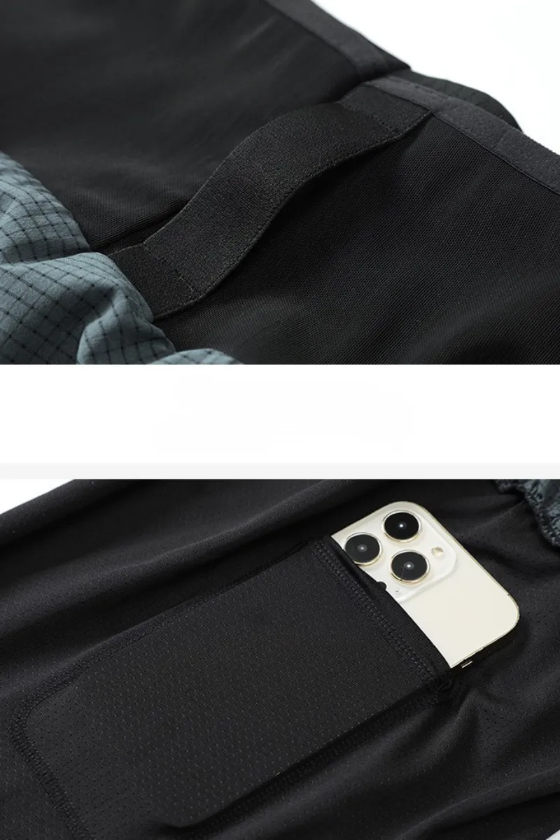 Quick Dry Breathable Dual Layer Athletic Shorts