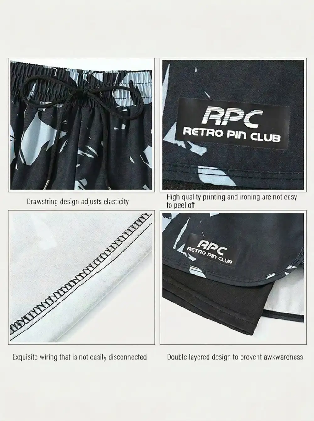 Printed Quick Dry Boardshorts