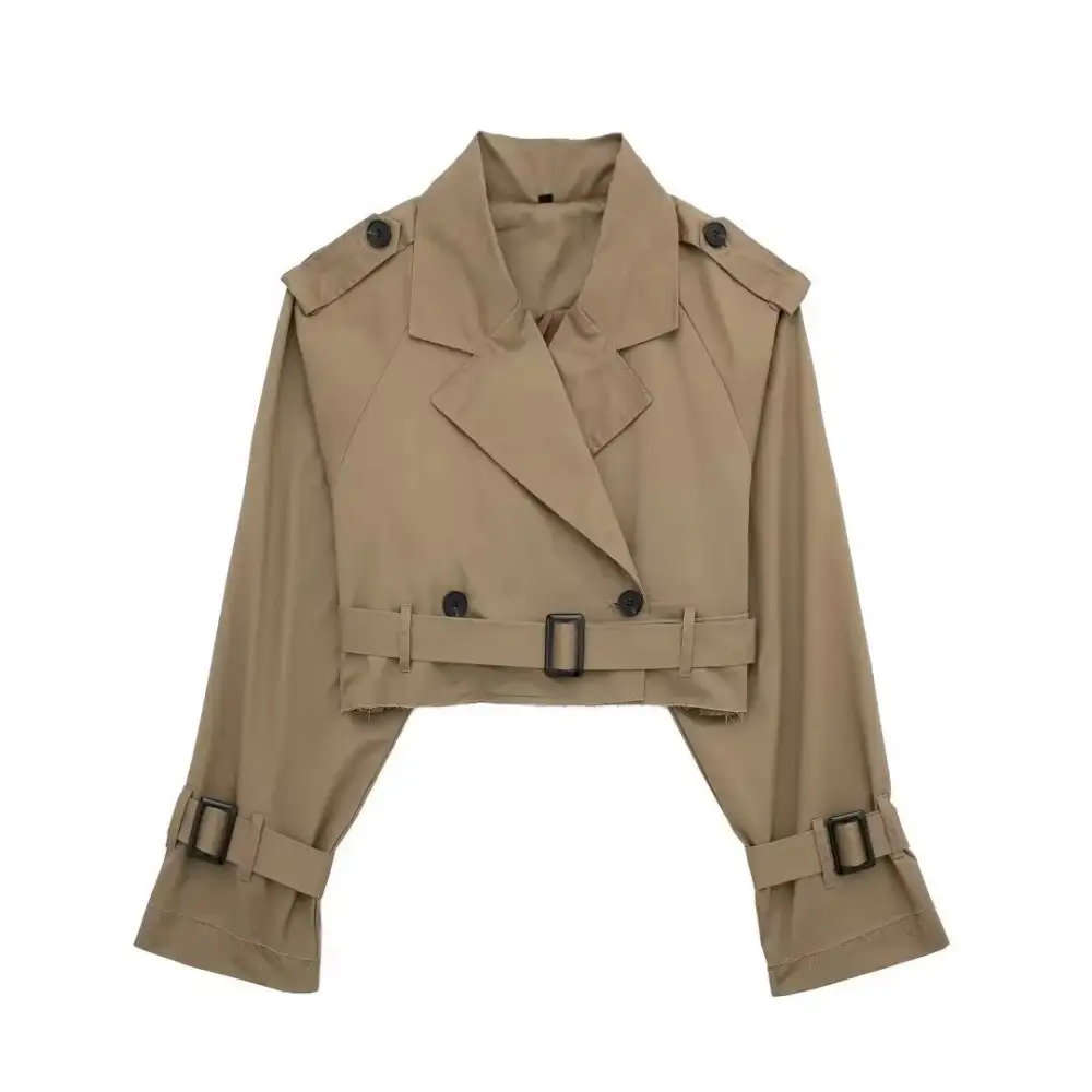 Refined Patch Pocket Trench Coat