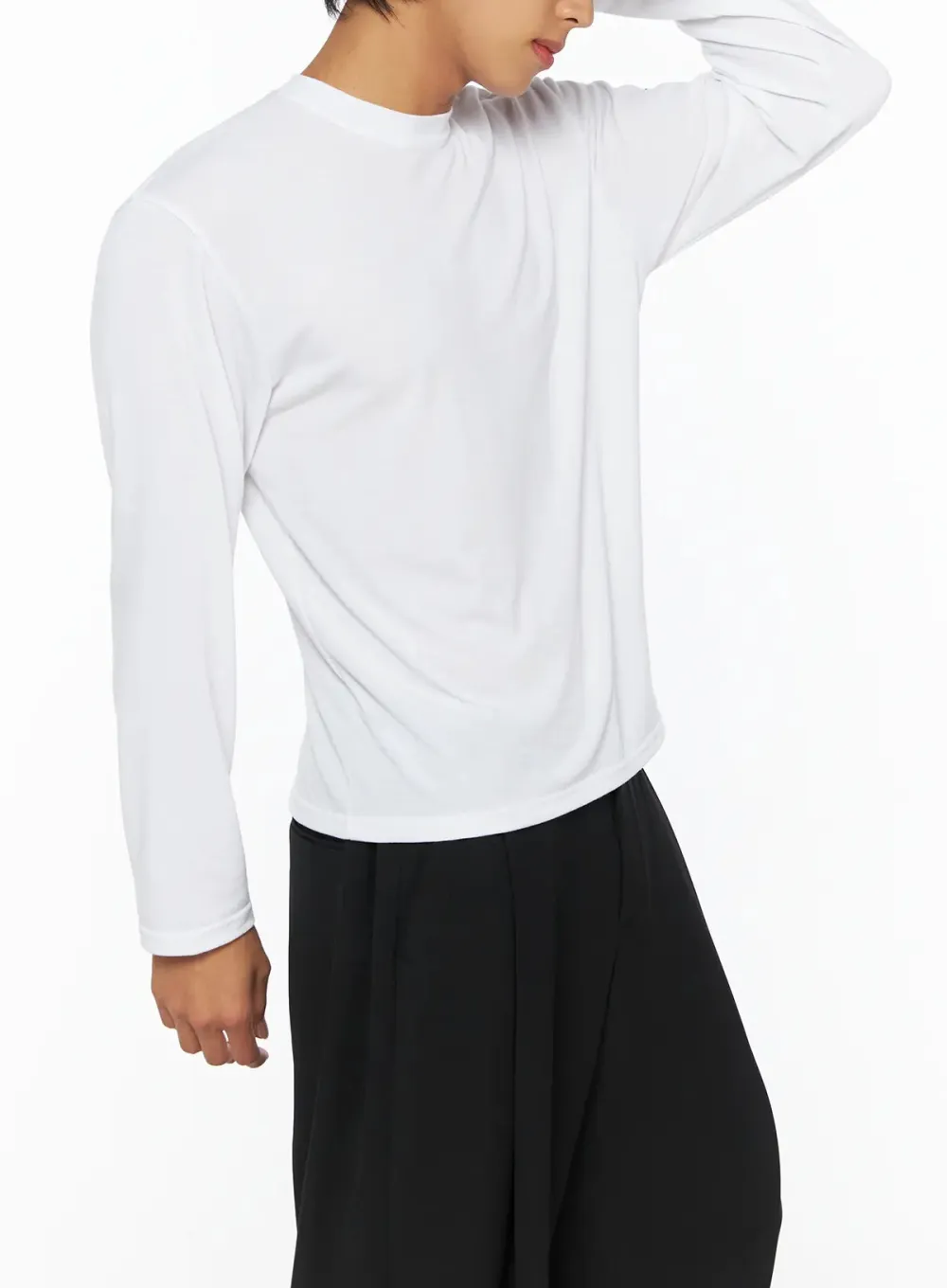 Men's Soft Basic Long Sleeve Tee