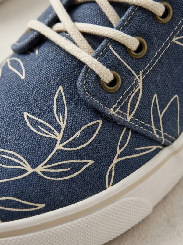 Daily Botanical Leaf Essential Men's Canvas Shoes