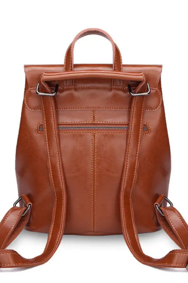 Versatile 5-in-1 Leather Bag Set Backpack Crossbody Shoulder
