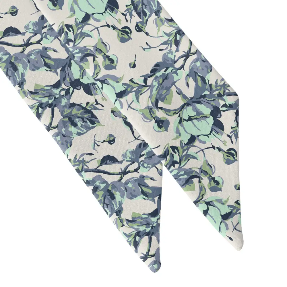 Abstract Floral Pattern Hair Scarf