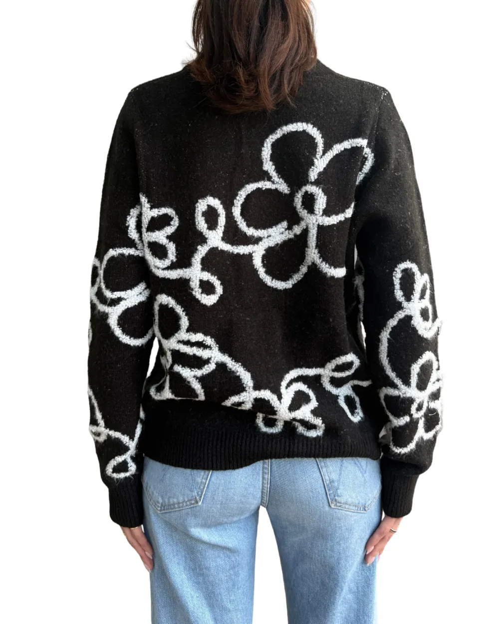 Floral Mohair Sweater