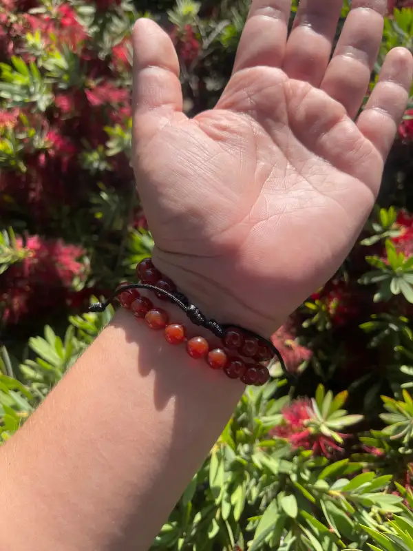 Carnelian Gemstone Bracelet