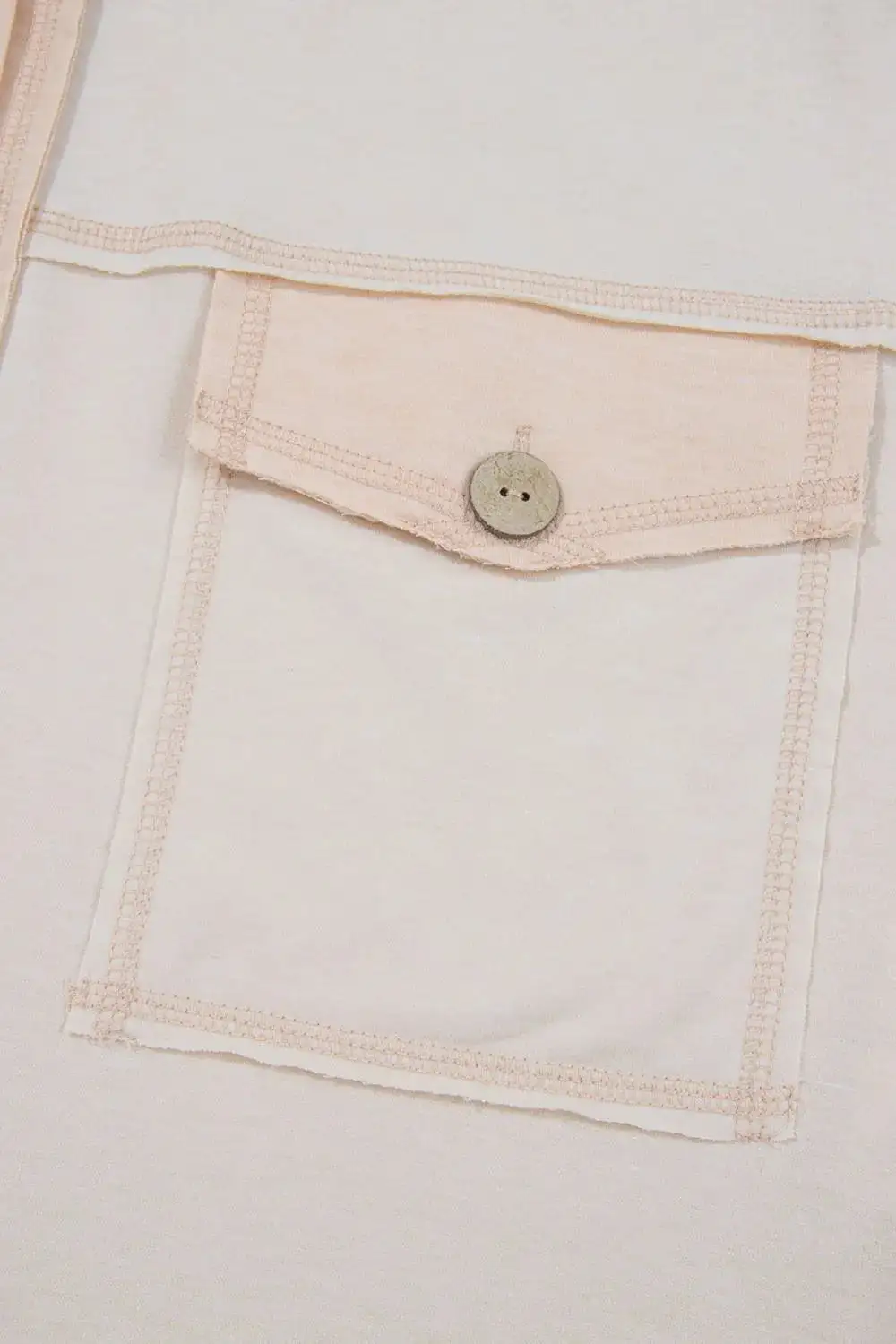Pocket Front Short Sleeve Wide Leg Shorts