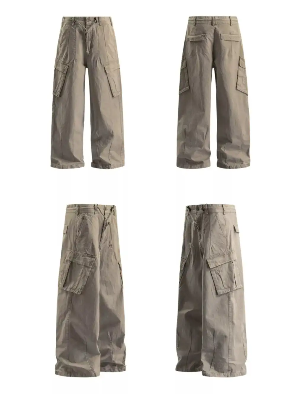 Modern Wide Leg Cargo Pants