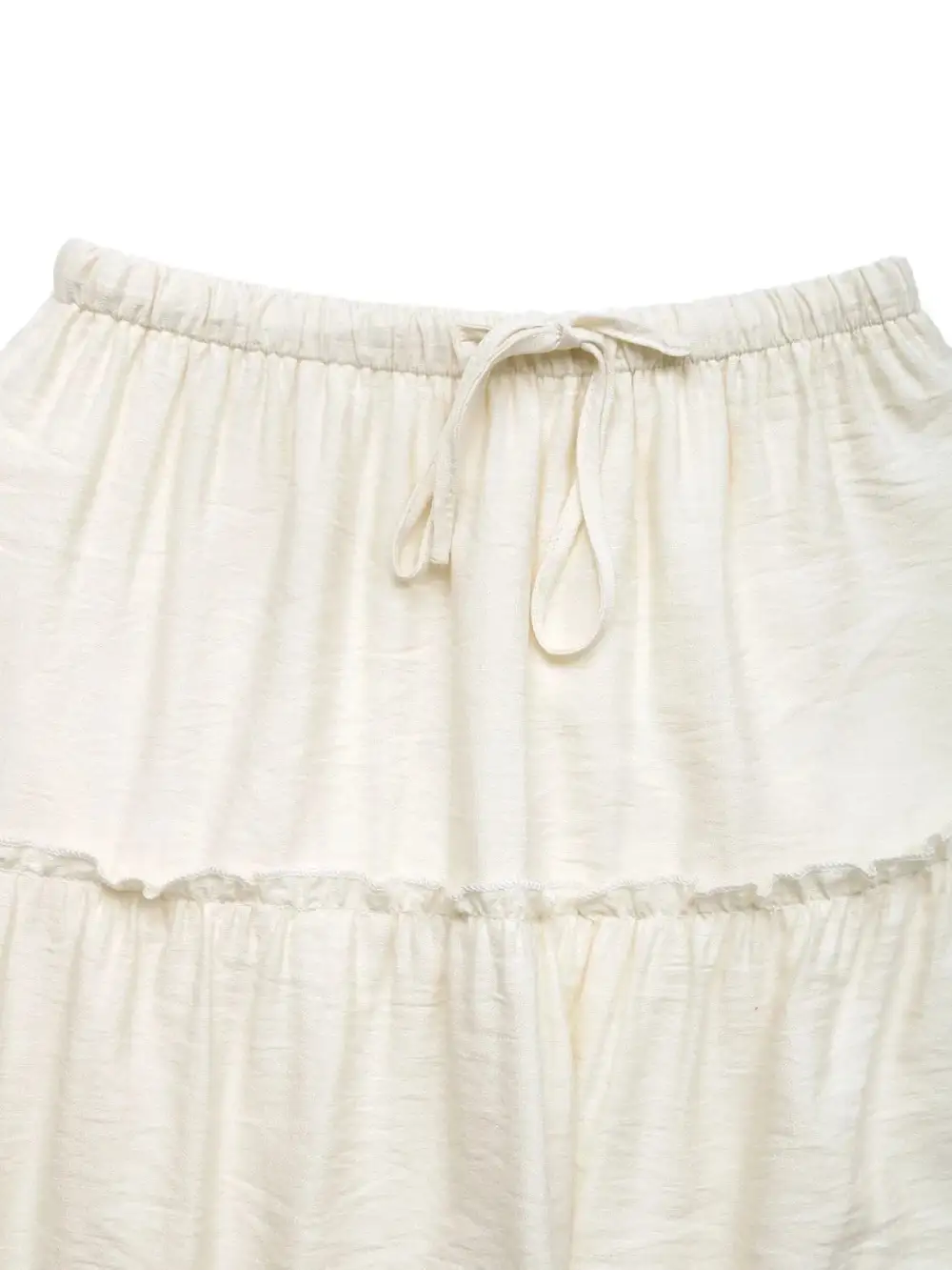 Tiered Drawstring Skirt