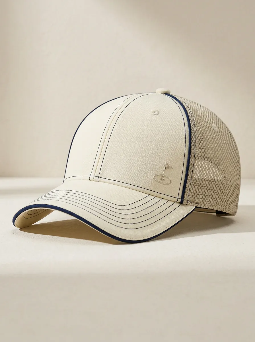 Unisex Embroidered Horse Riding Logo Mesh Cap for Equestrian Lovers