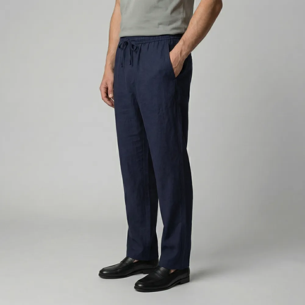 Lightweight Linen Slim Fit Pants