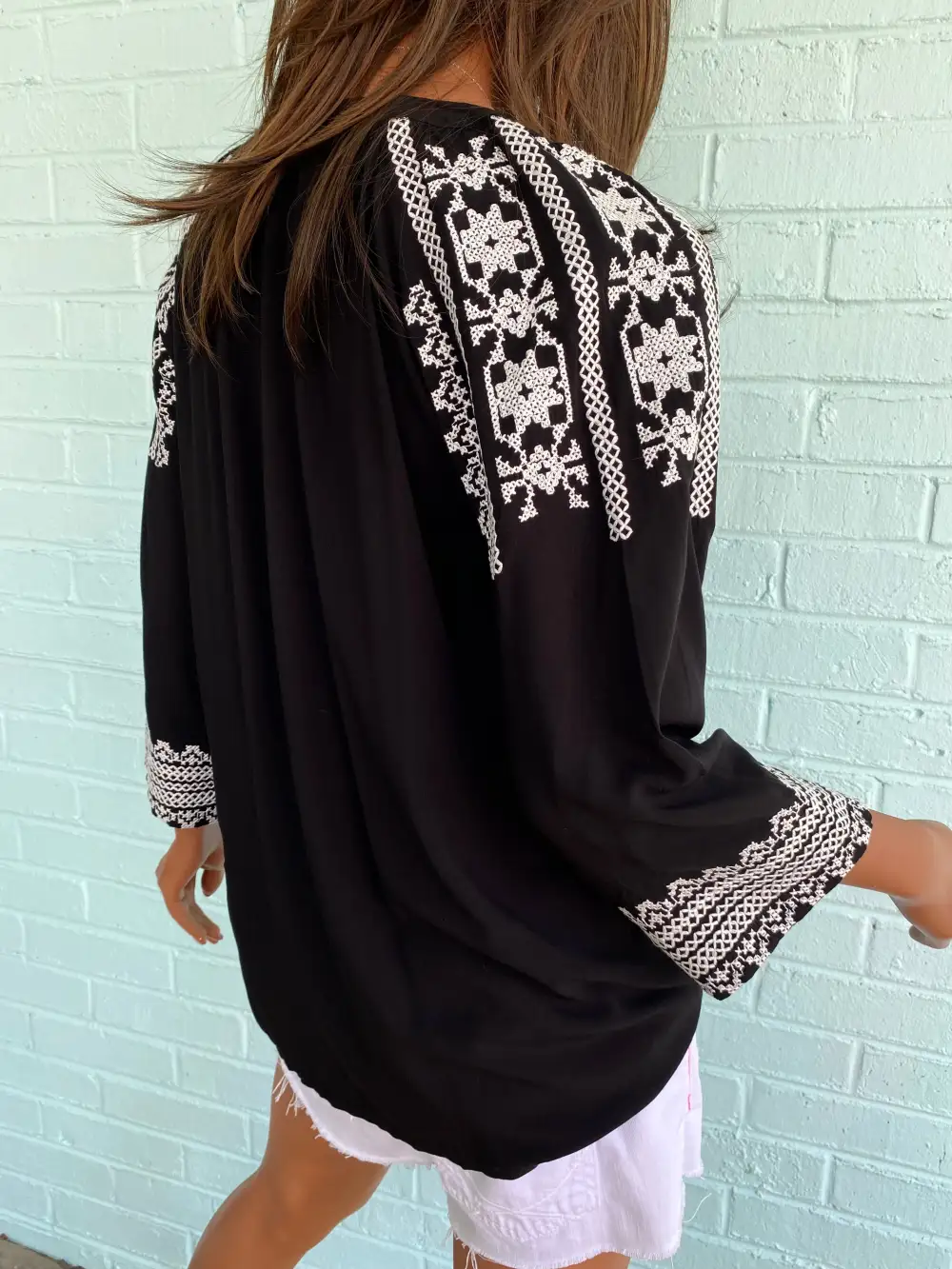 Embroidered Tassel Tunic