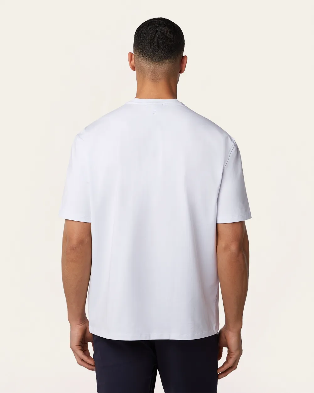 Relaxed Fit Stretch Blend Round Neck T-Shirt