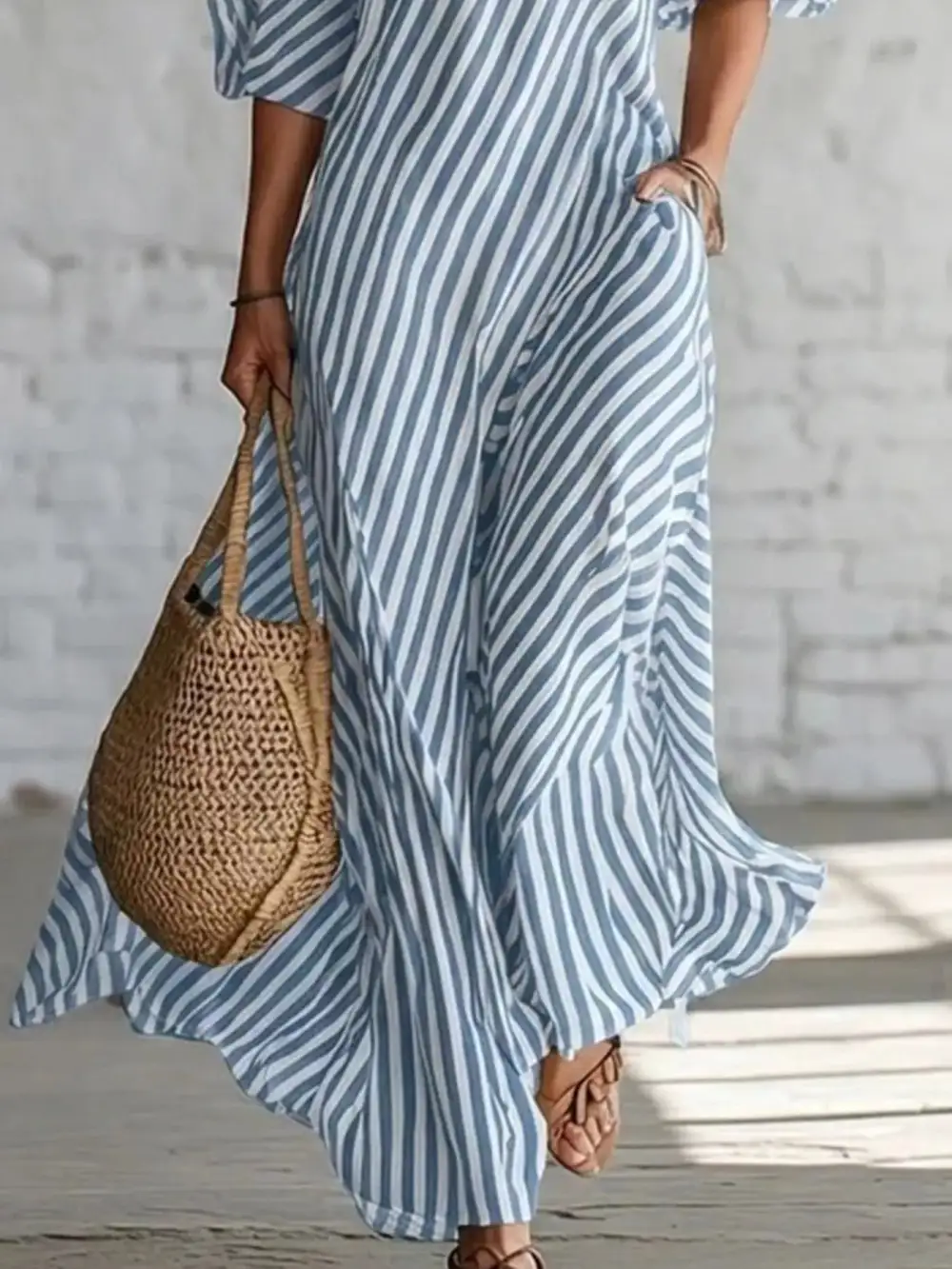 Striped Maxi Dress