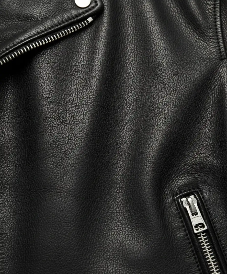 Statement Leather Biker Motorcycle Jacket