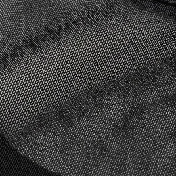 Mesh Detail Wide Leg Sleek Jumpsuit
