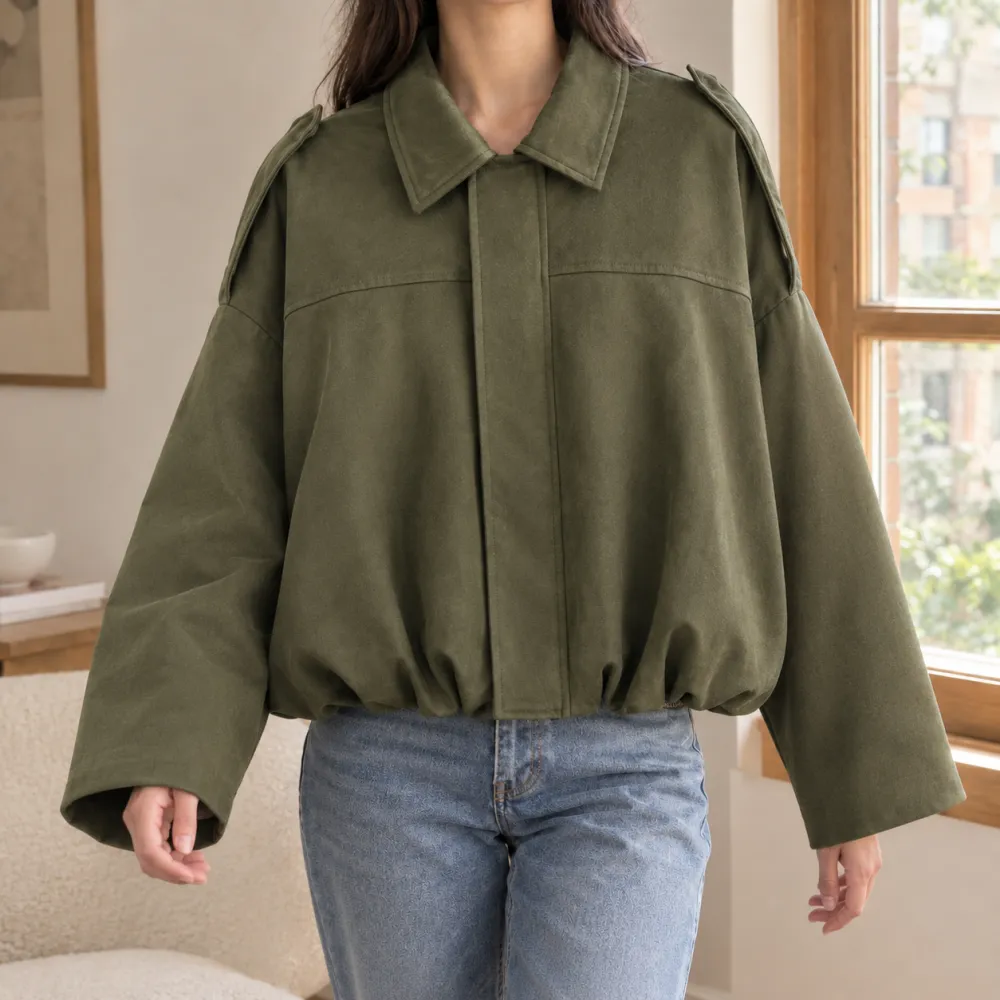 Pointed Collar Jacket