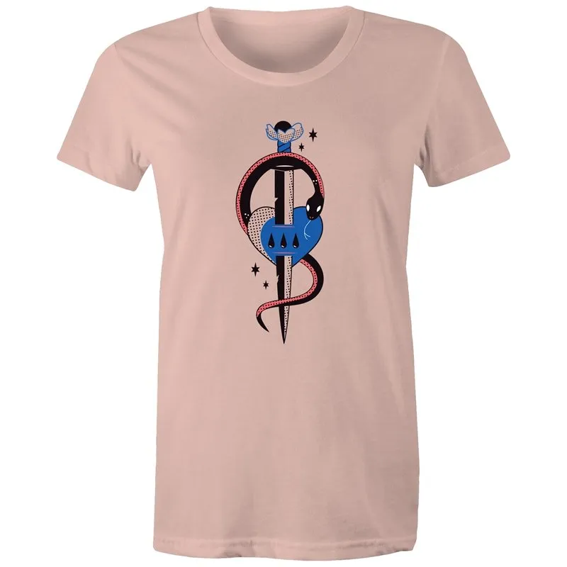 Caduceus Symbol Graphic T-Shirt