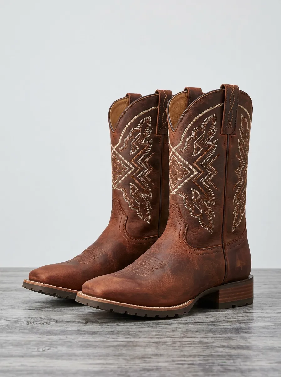 Timeless Embroidered Detailed Western Boots